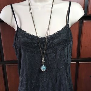 Caged Globe Steampunk Ball Charm Necklace